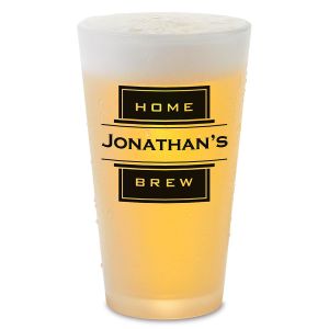 Home Brew Personalized Pint Beer Glass