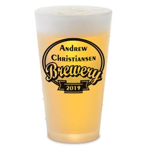 Brewery Personalized Pint Beer Glass