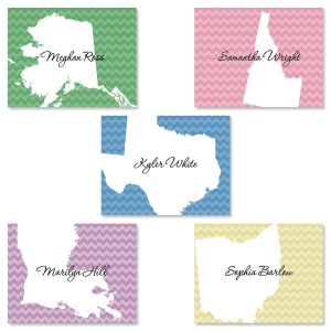 State Personalized Note Card