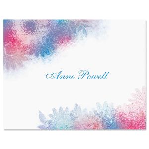 Watercolor Floral Personalized Note Cards