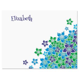 Perennial Posy Personalized Note Cards