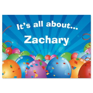 It's All About You Personalized Birthday Card