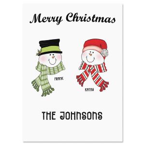 Snowball Family Christmas Cards