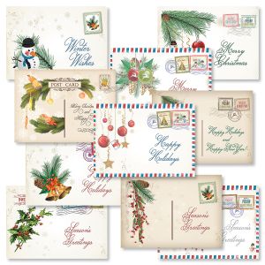 Vintage Christmas Cards Value Pack