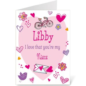 Special Girl Valentine Create-A-Card