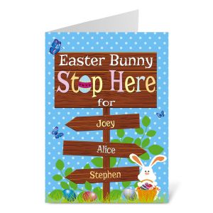 Bunny Stop Easter Create-A-Card