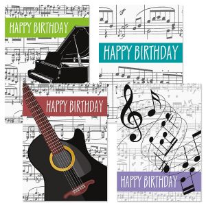 Music Birthday Cards