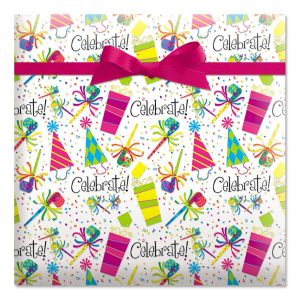 Celebrate Jumbo Rolled Gift Wrap Celebrate Jumbo Rolled Gift Wrap