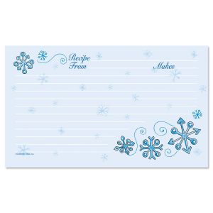 Blue Snow Recipe Cards