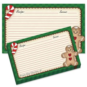 Gingerbread Recipe Cards