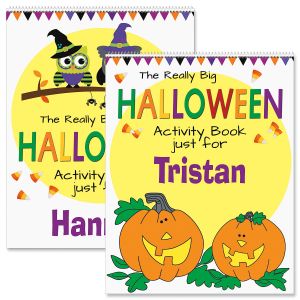 Personalized Halloween Activity Book