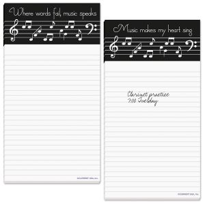 Making Music Magnetic Lined Notepads