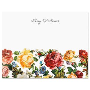 Victorian Rose Personalized Note Cards