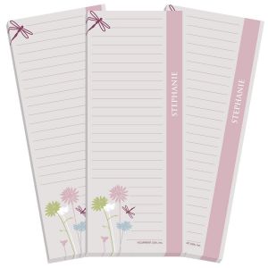 Dragonfly Lined Shopping List Pads