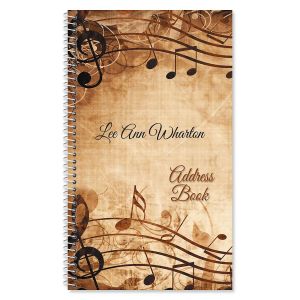 Sheet Music Lifetime Address Book