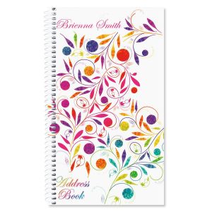 Color Swirl Lifetime Address Book