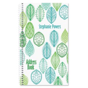 Abstract Leaves Lifetime Address Book