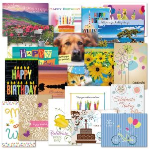 Mega Birthday Greeting Cards Value Pack 
