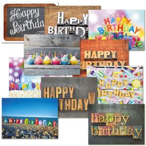 Playful Type Birthday Cards Value Pack