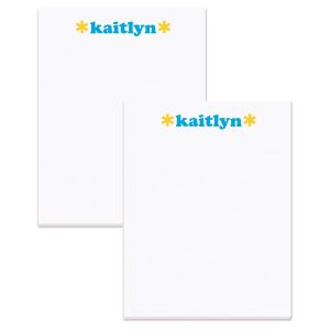 Playful Name Personalized Notepads