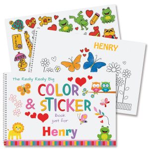 Really Really Big Valentine Coloring Book and Stickers