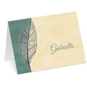 Feather Note Cards