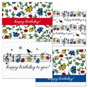 Happy Birthday Music Cards