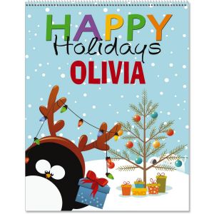 Personalized Christmas Color Activity Book Volume II