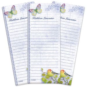 Exotic Prints Lined Shopping List Pads