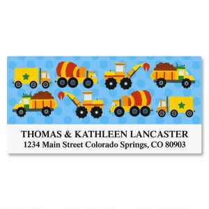 Construction Deluxe Address Labels
