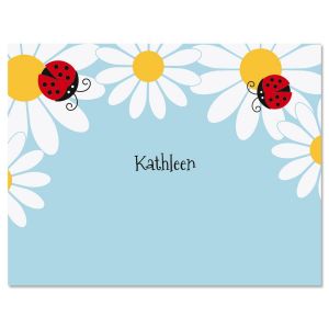 Ladybug Daisy Correspondence Cards