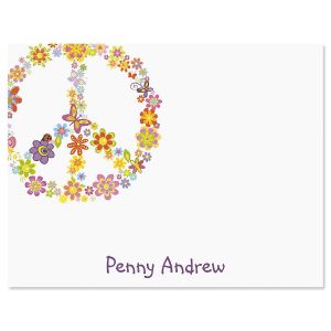 Peace Sign Correspondence Cards