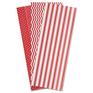 Red & White Tissue Paper - BOGO