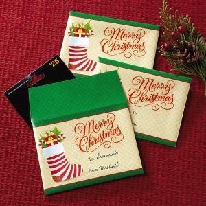 Stockings Gift Card Envelopes