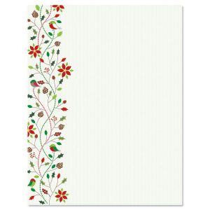 Holiday Twist Christmas Letter Papers