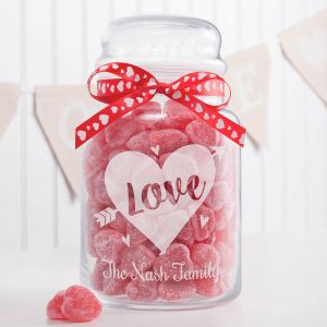 Love Personalized Treat Jar