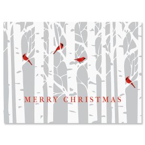 Birch Forest Christmas Cards - Nonpersonalized