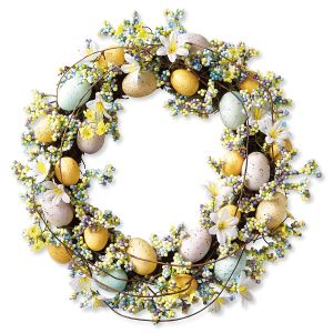 Easter Egg Wreath