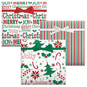 Oh So Merry Flat Gift Wrap Sheets - BOGO