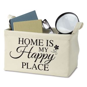 Happy Place Canvas Tote