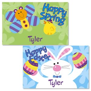 Blue Easter Personalized Kids' Placemat