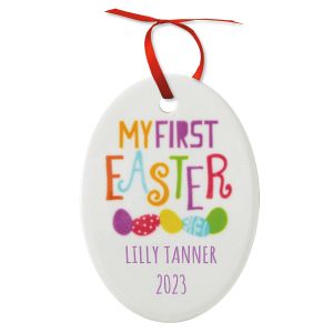 Baby's First Easter Personalized Ornament