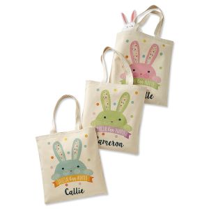Kids Personalized Easter Egg-Hunter Totes