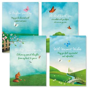 Scenic Concern Friendship Faith Cards and Seals