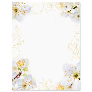 Photo Floral Letter Papers