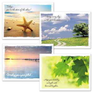 Nature's Wishes Faith Birthday Cards