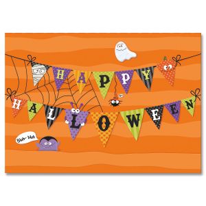 Banner Collage Halloween Cards
