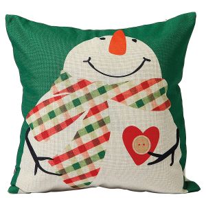 Snowman Christmas Pillow Cover