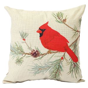 Cardinals Christmas Pillow Cover