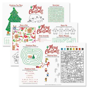 Christmas Activity Paper Place Mats